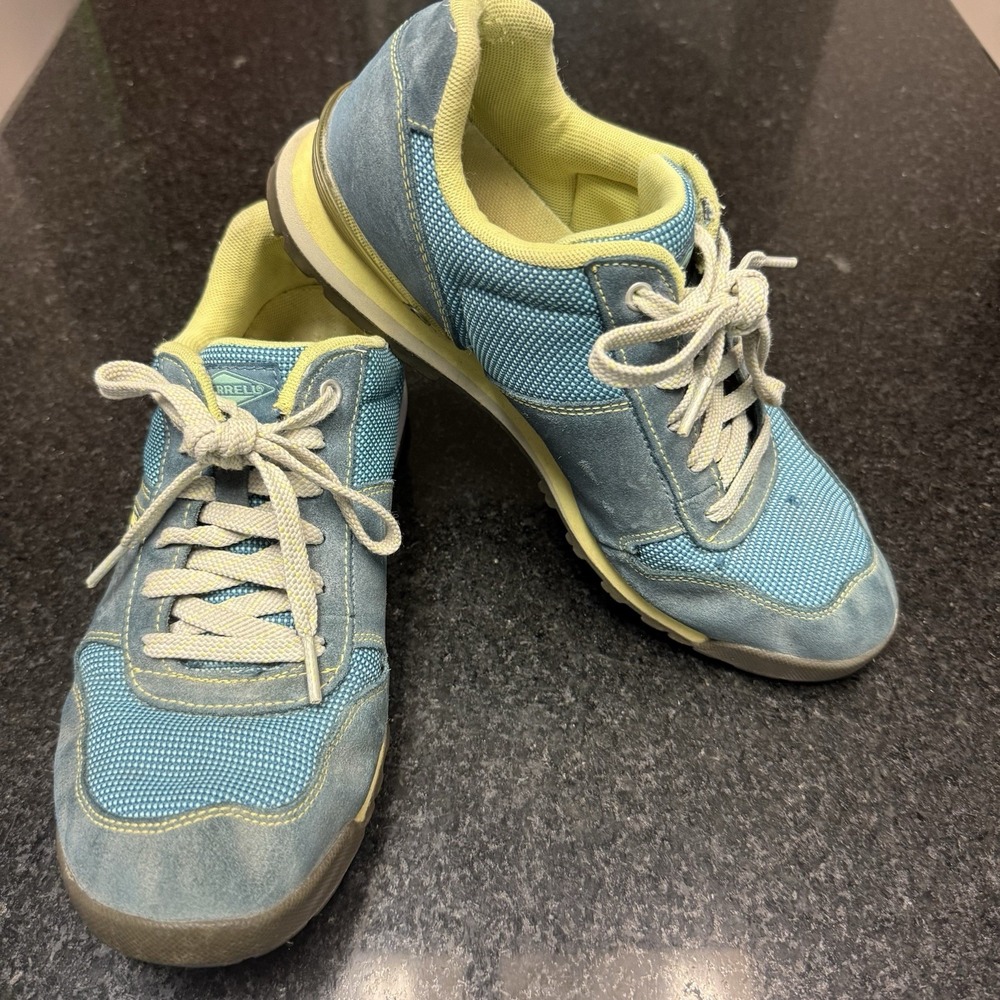 Merrell Solo Origins Arctic Teal Womens 9.5 Hiking Shoes Sneakers J68610